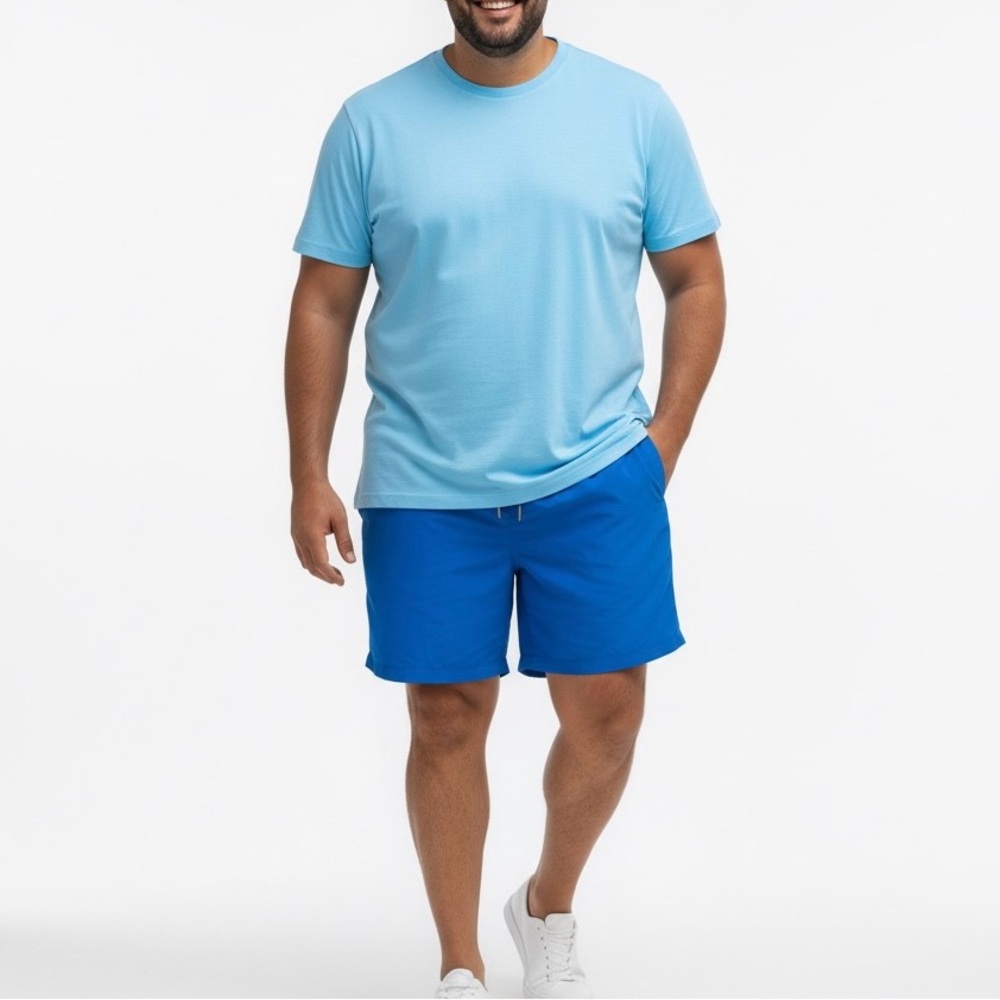 Fashion Nova Men's Swim Shorts - Bright Blue - Size XXL - New